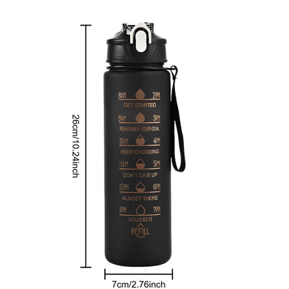 800ml Sports Water Bottle – Leakproof & Travel-Ready